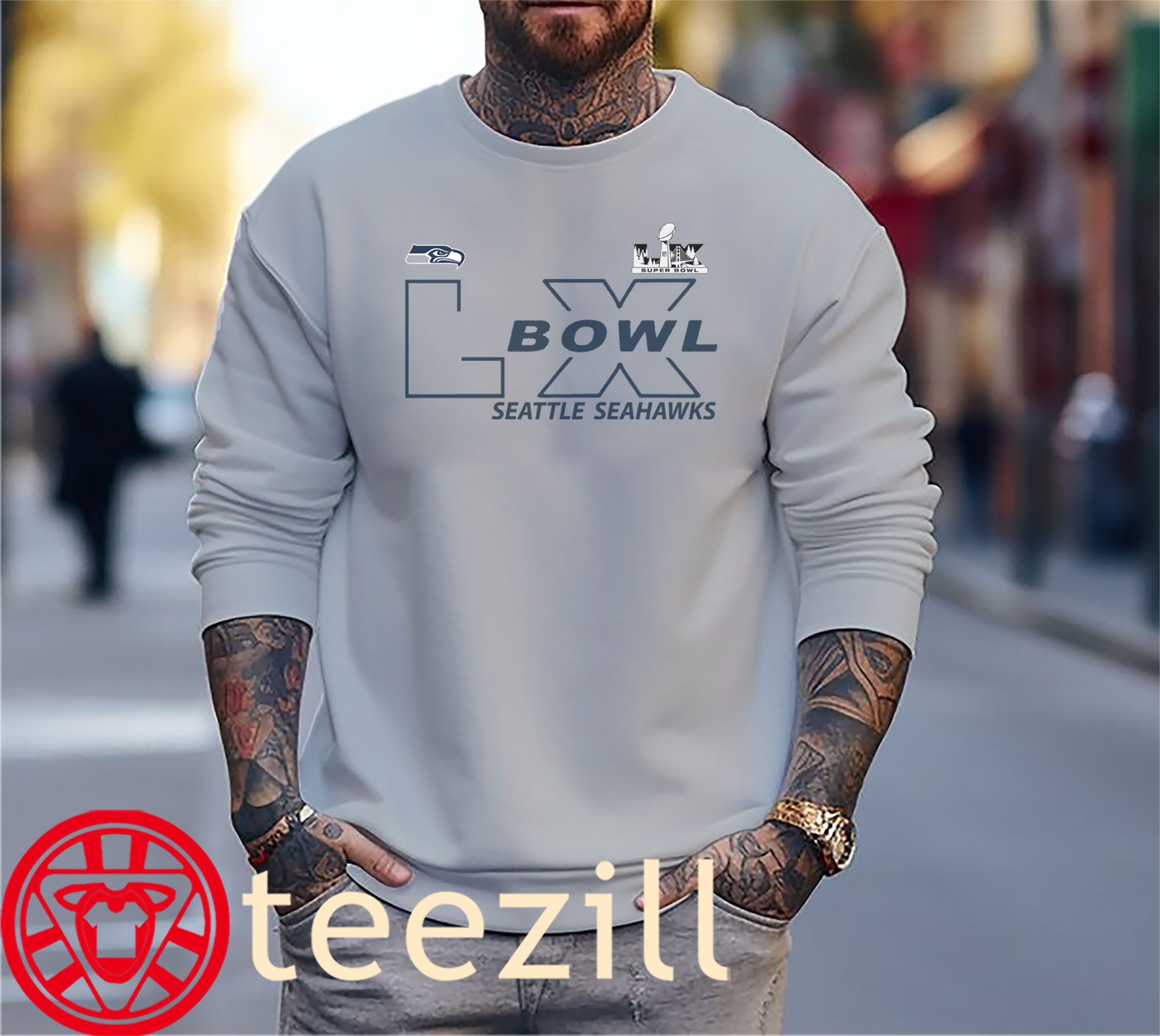 Seattle Seahawks 2026 Super Bowl LX Logo Shirts