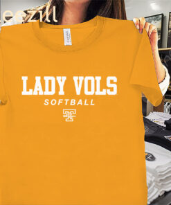 Tennessee Softball Wordmark and Logo T University Shirt
