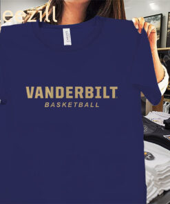 The Vanderbilt Basketball Stack Logo Shirts