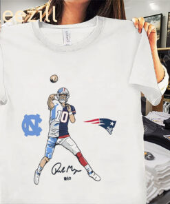 UNC Football Drake Maye Pro Pose Legend Shirt