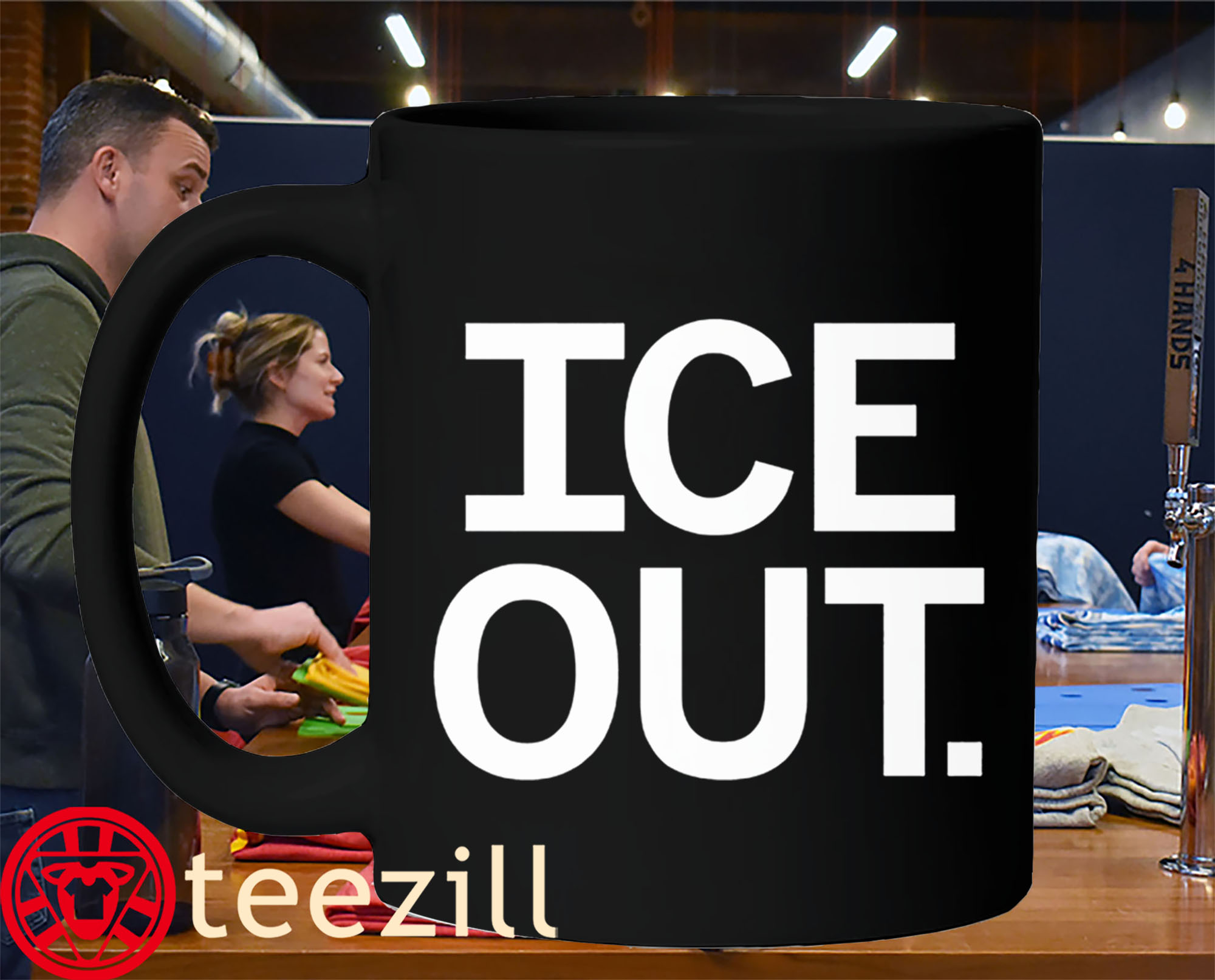 US Premium ICE Out Shirt Mug