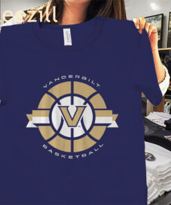 Vanderbilt Basketball Circle Logo Shirts