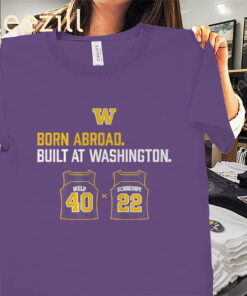 Washington Huskies Schrempf-Welp Duo Shirt - Washington Football Tee