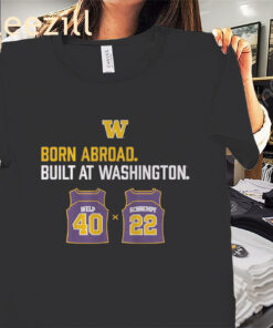 Washington Huskies Schrempf-Welp Duo Shirt - Washington Football Tees