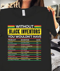 Without Black Inventors You Wouldn't Have History Month US Shirt