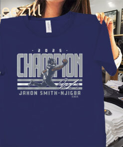 2025 World Champion Jaxon Smith-Njigba Signature Shirt - Seattle Seahawks Football Legends