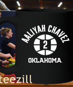 Aaliyah Chavez Name Number Ball Shirt - Oklahoma Basketball Tee Mug