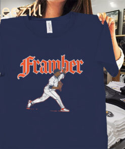 Ace Pose Detroit Tigers Baseball Tee Shirts