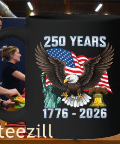 American 250 Years Anniversary US Flag 4th of July Shirt Mug