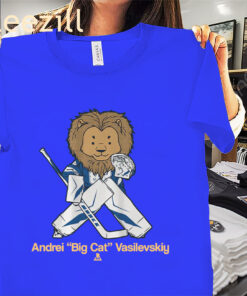 Andrei Vasilevskiy Big Cat Guy Shirt - TB Lightning Hockey Tee