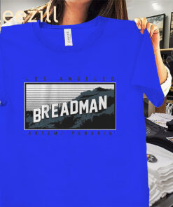 Artemi Panarin LA Breadman Sign T-Shirt - Hollywood Hills Hockey Fan Art