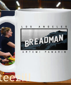 Artemi Panarin LA Breadman Sign T-Shirt - Hollywood Hills Hockey Fan Art Mug