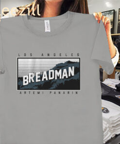 Artemi Panarin LA Breadman Sign T-Shirt - Hollywood Hills Hockey Fan Arts