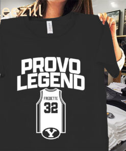 BYU Basketball Jimmer Fredette Provo Legend Tee Shirts