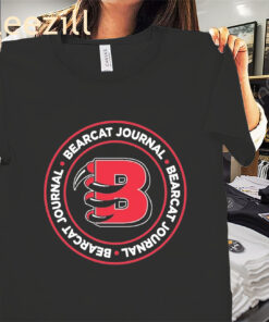 Bearcat Journal Circle Logo Shirt - Cincinnati Football Tees