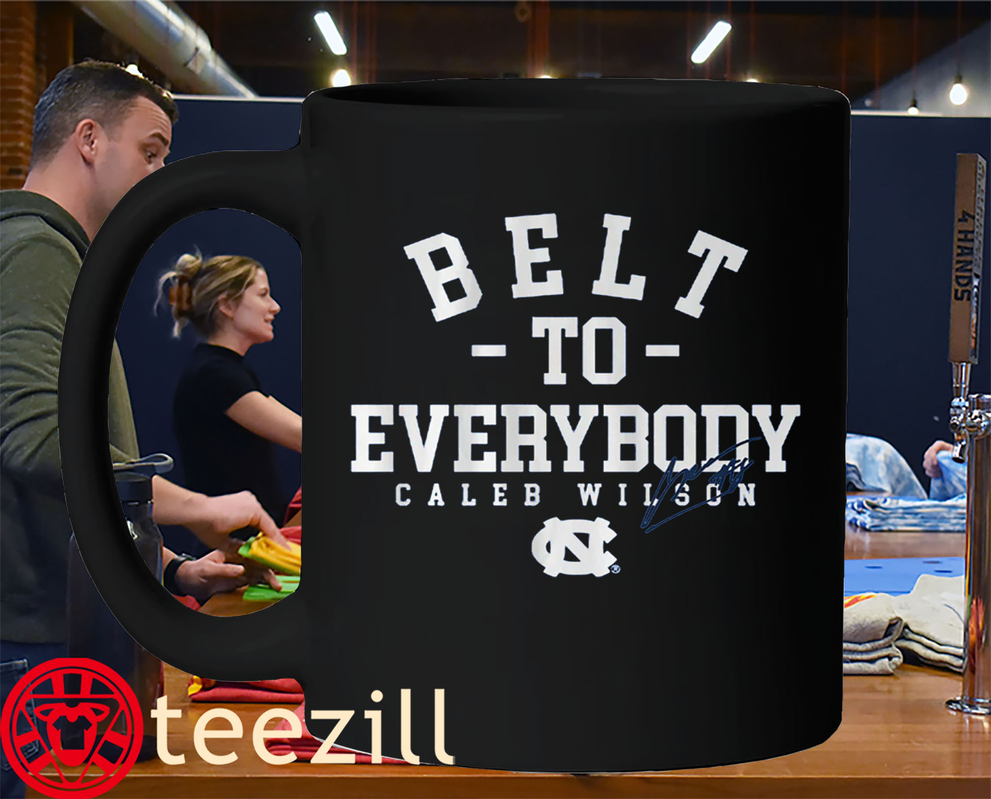 Belt To Everybody Caleb Wilson Shirt - UNC Basketball TeeMug