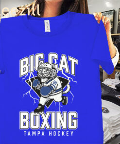 Big Cat Boxing Tampa Hockey Tee Shirt