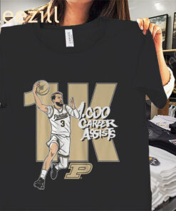 Braden Smith 1,000 Career Assists Shirt – Purdue Basketball Fan Tee