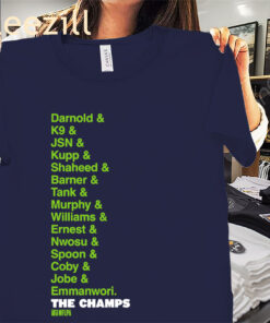 Champs List Congratulations Shirt - Seattle Football Tee