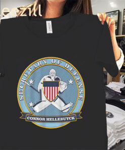 Connor Hellebuyck Secretary of Defense Shirt – Hockey Goalie Fan Tee