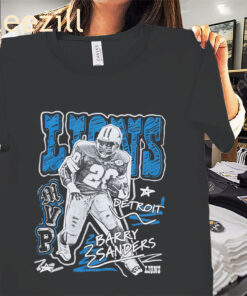 Detroit Lions Mitchell & Ness Chalked Up Tee Shirts