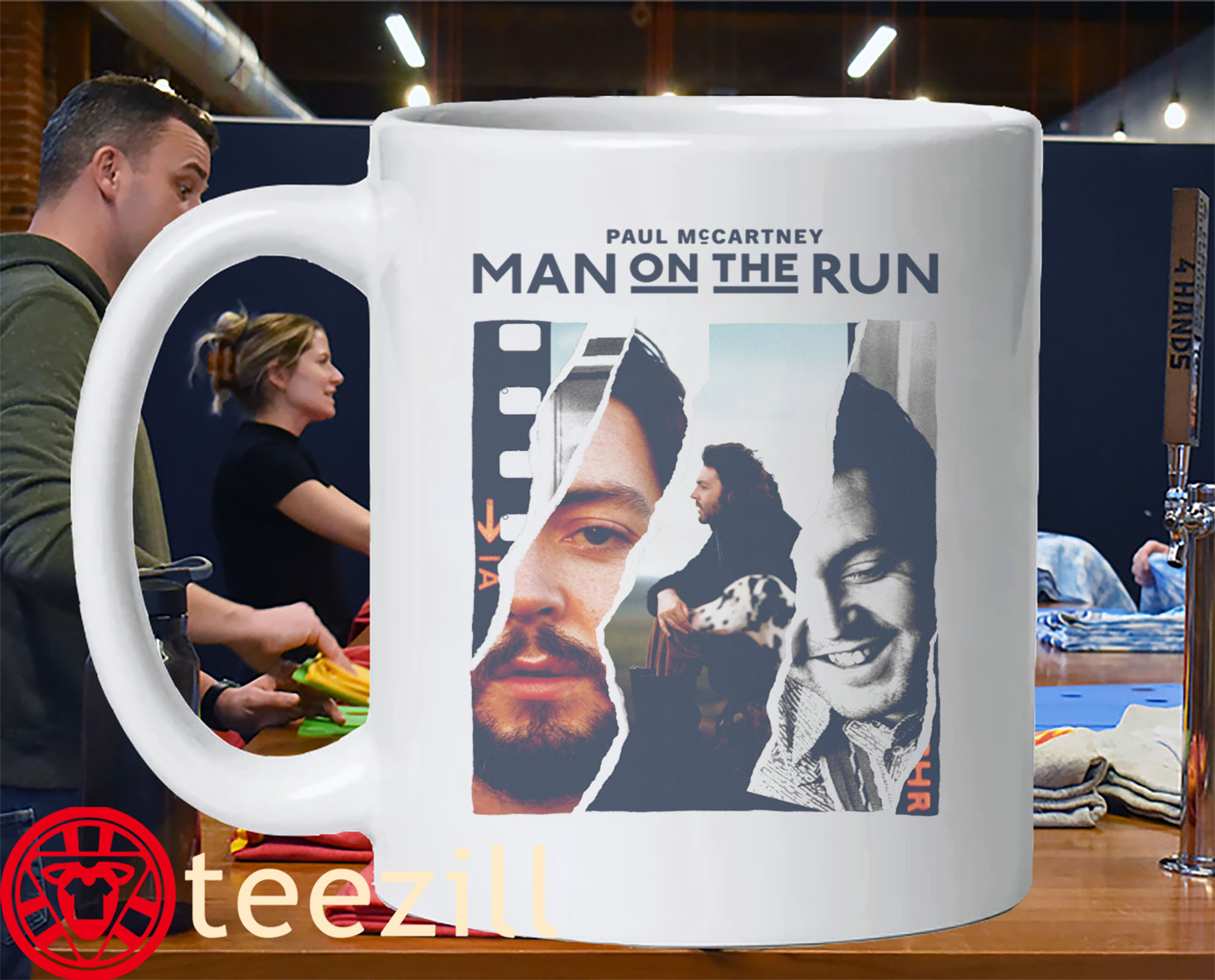Exclusive Paul McCartney Man On The Run Classic Shirt Mug