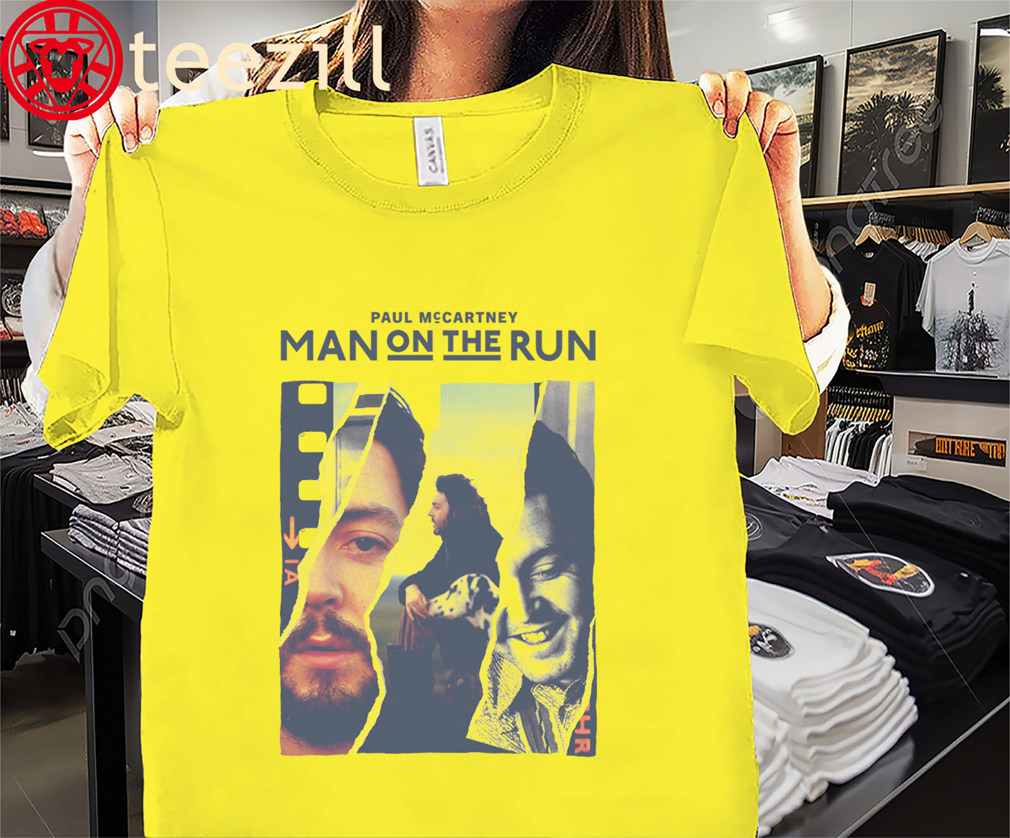 Exclusive Paul McCartney Man On The Run Classic Shirts