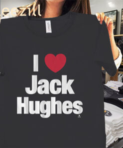 I Heart Jack Hughes Shirt – Hockey Fan Love Tee