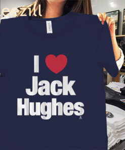 I Heart Jack Hughes Shirt – Hockey Fan Love Tees