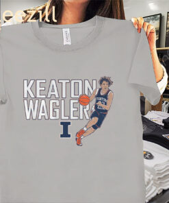 Illinois Keaton Wagler Shirt - Illinois Basketball Tees