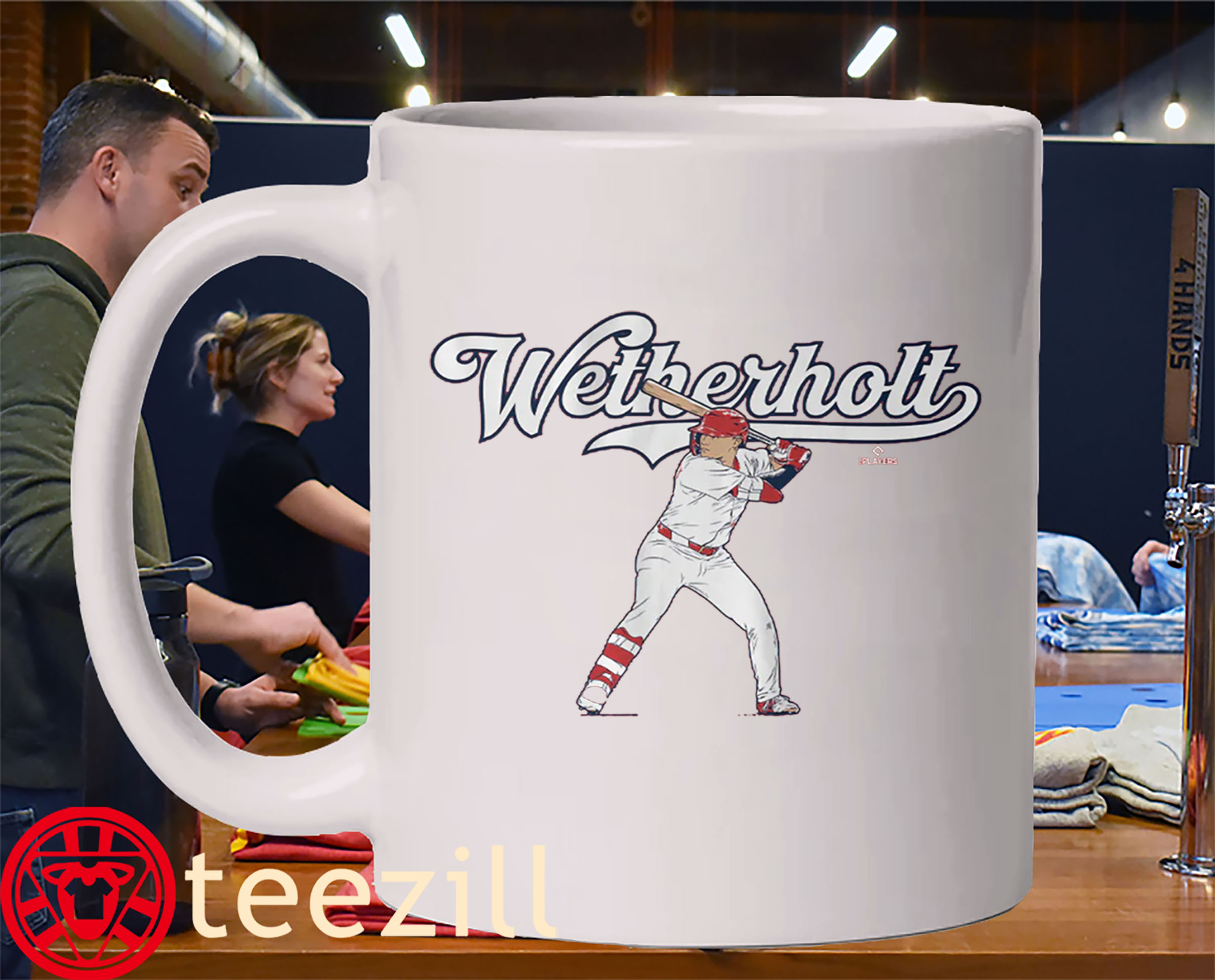 JJ Wetherholt Slugger Swing Shirt – St. Louis Baseball Fan Tee Mug
