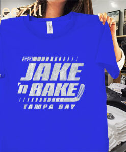 Jake 'N Bake Tampa Bay Tee - Jake Guentzel TB Hockey Shirt