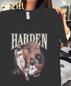 James Harden Circle Player Shirt – Basketball Fan Graphic Tee
