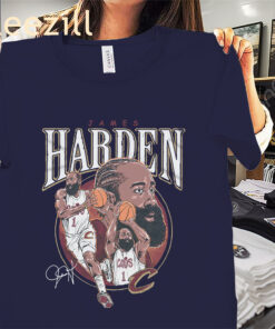 James Harden Circle Player Shirt – Basketball Fan Graphic Tees