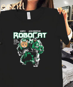 Jason Robertson Shirt - RoboCat T-Shirt - Dallas Hockey Tee