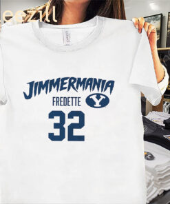 Jimmer Fredette Jimmer Mania 32 Shirt - BYU Basketball Tee