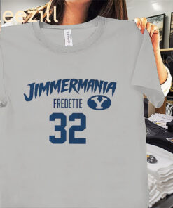 Jimmer Fredette Jimmer Mania 32 Shirt - BYU Basketball Tees