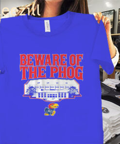 Kansas Beware Of The Phog Shirt - Kansas Basketball Tee