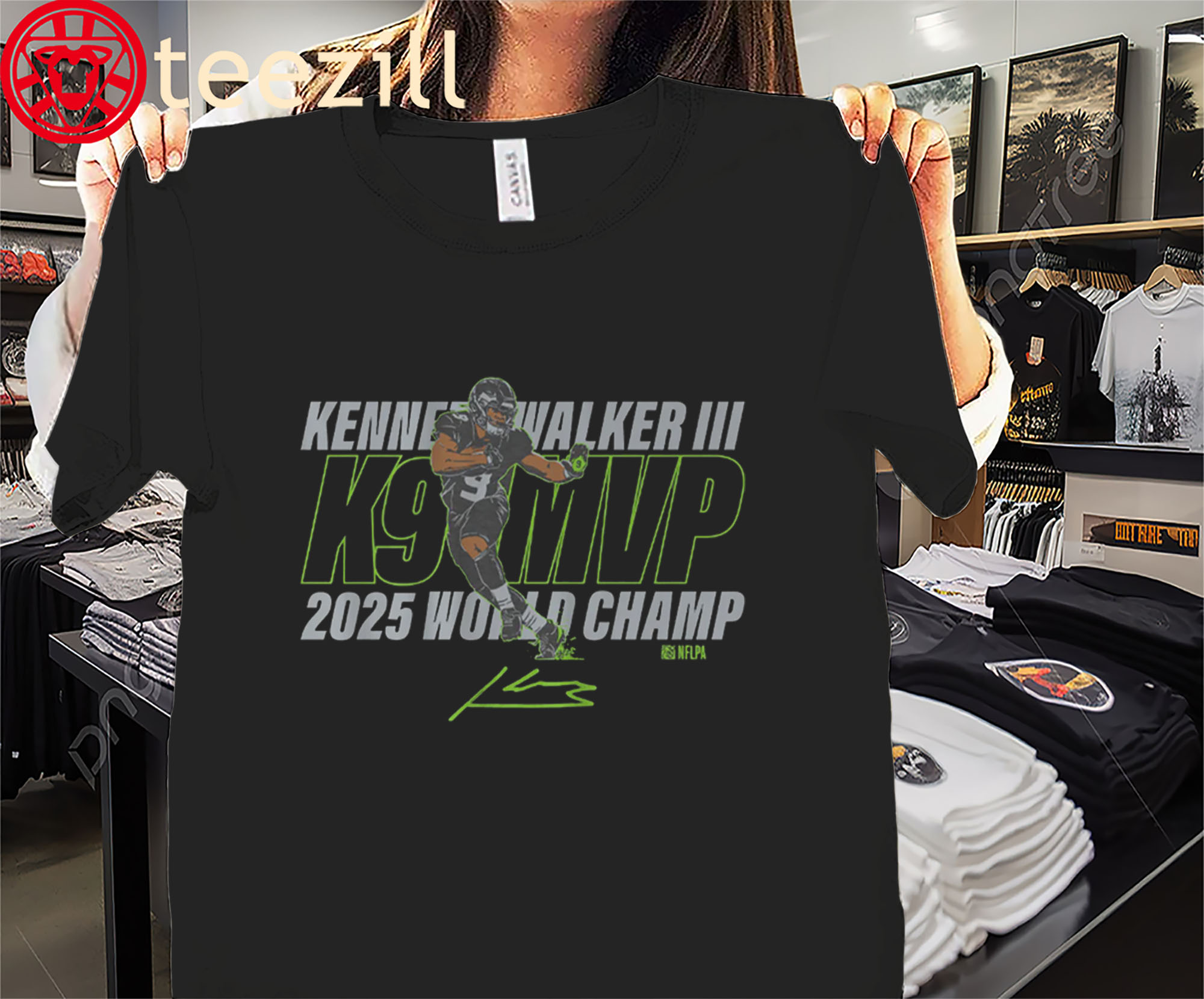 Kenneth Walker III MVP World Champ Shirt - Limited Edition
