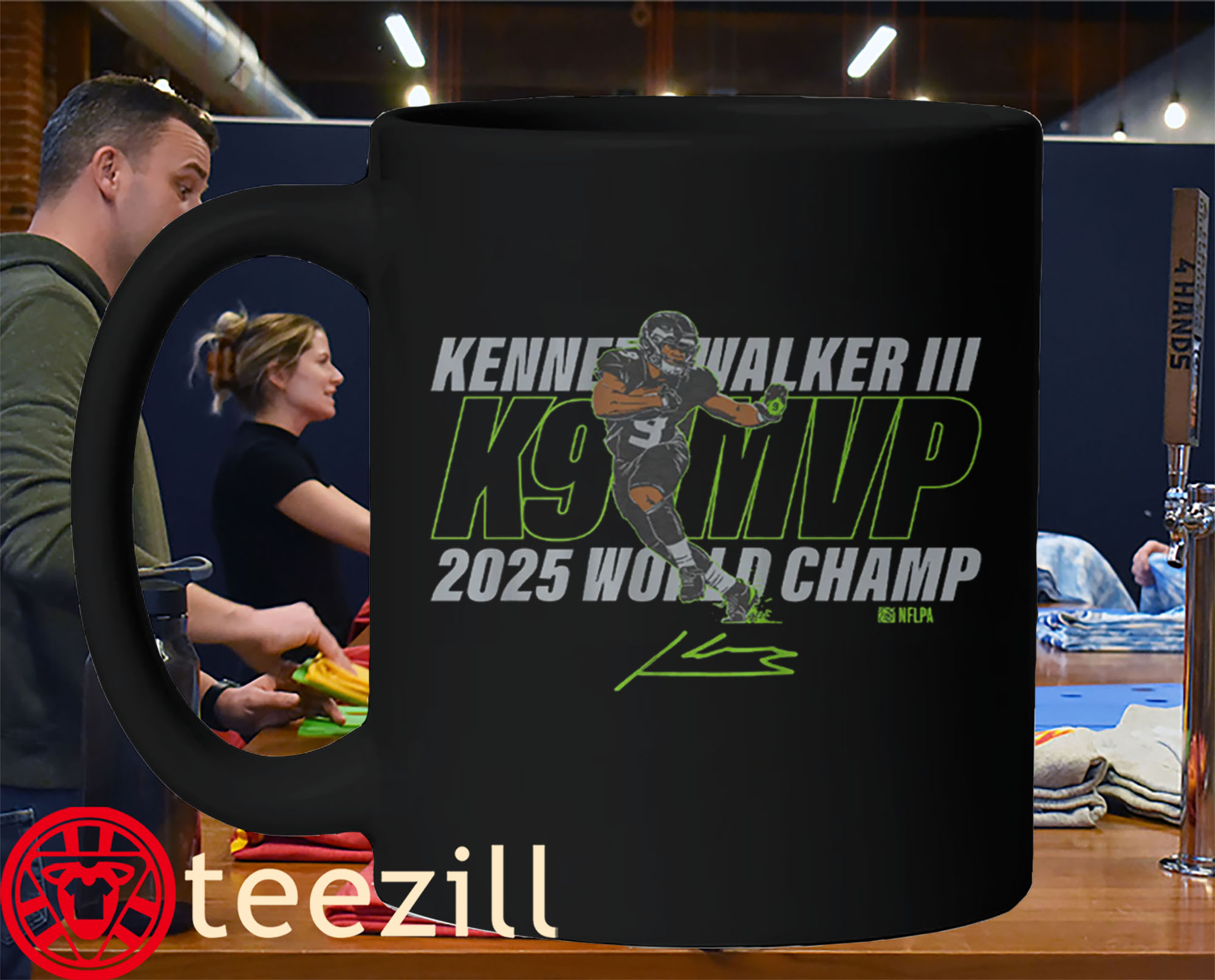 Kenneth Walker III MVP World Champ Shirt - Limited EditionMug