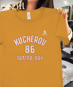 Kucherov 86 Tampa Bay Creamsicle Name & Number Shirt