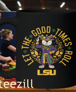 LSU Tigers Mardi Gras Mike Mascot Premium Tee ShirtMug