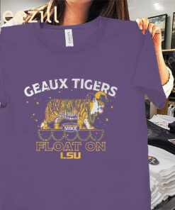 Mardi Gras Mike Float Shirt - LSU Geaux Tigers Tee