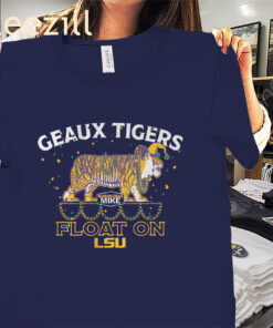 Mardi Gras Mike Float Shirt - LSU Geaux Tigers Tees