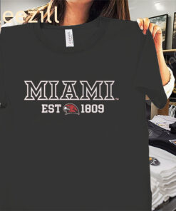 Miami (OH) RedHawks Shirt – Established 1809 Fan Apparel Tees