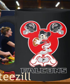 Mickey Mouse Love Heart Shirt – Atlanta Falcons Football Tee Mug