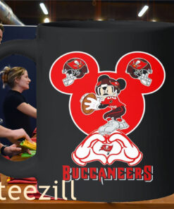 Mickey Mouse Love Heart Shirt – TB Buccaneers Football Tee Mug