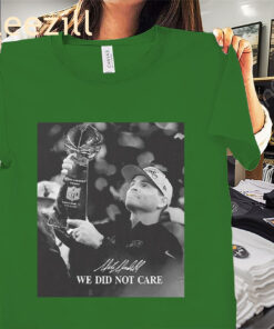 Mike Macdonald We Did Not Care Official Shirt