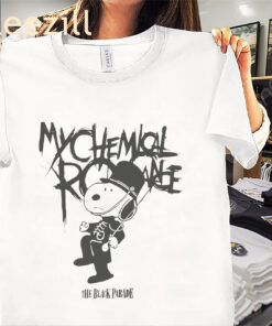 MyChemicalRomance Snoopy The Black Parade Shirt