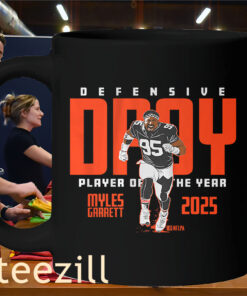 Myles Garrett 2025 Defensive Player of the Year Shirt - DPOY Football Tee Mug